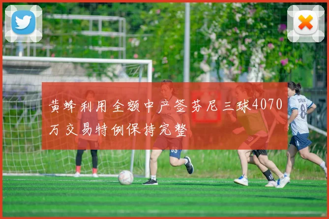 黄蜂利用全额中产签芬尼三球4070万交易特例保持完整